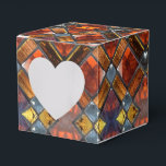 Rood Glas in lood Bedankdoosjes<br><div class="desc">Rood Glas in lood voor doos</div>