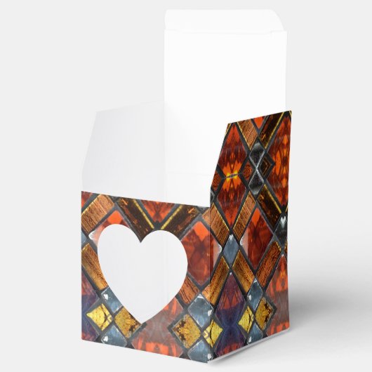 Rood Glas in Lood Bedankdoosjes (Geopend)