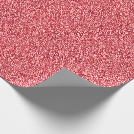 Rood Glitter Afdrukpapier Cadeaupapier (Hoek)