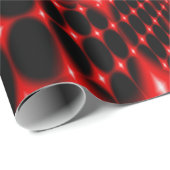 Rood gloeiend netto fractal cadeaupapier (Rol Hoek)