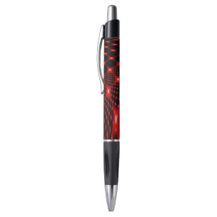 Rood gloeiend netto fractal pen