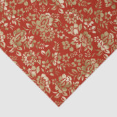 Rood Gold-look-papier komt overeen met cadeautasse Tissuepapier (Detail)