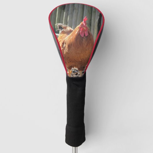 Rood Golfheadcover (Voorkant)