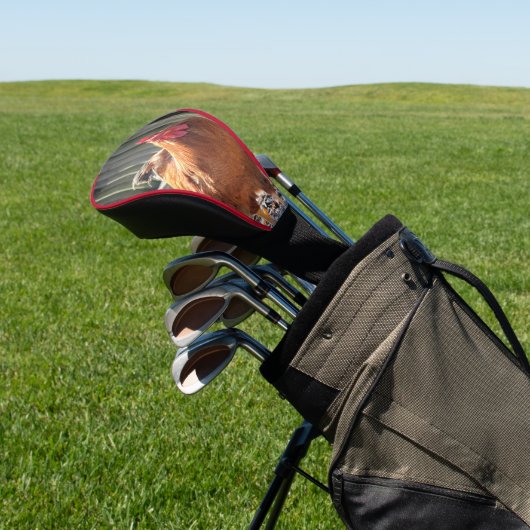 Rood Golfheadcover (Insitu)