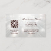 Rood Goud 3D Mandala Visitekaartje (Achterkant)