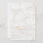 Rood & Goud Afrikaans Mom-to-Be Elegant Baby showe Kaart (Achterkant)