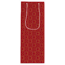 Rood & Goud Arabesque Gift Bag