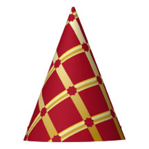Rood & Goud Arabisch geïnspireerde Party Pet