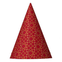 Rood & Goud Arabisch geïnspireerde Party Pet