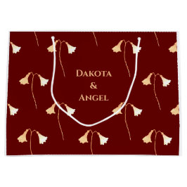 Rood Goud Bloem Paar's Romantisch Groot Cadeauzakje