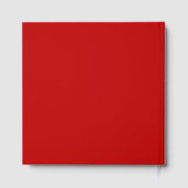 Rood goud borstel kalligrafie chinese bruiloft gastenboek (Achterkant)