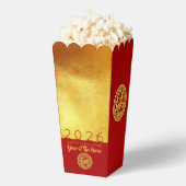 Rood Goud Chinees Paard papier-cut 2026 FBPop Bedankdoosjes (Popped)