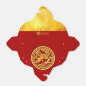 Rood Goud Chinees Paard papier-cut 2026 TOFB Bedankdoosjes (Uitgevouwen)