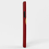 Rood & Goud Chinees Zodiac Jaar van het Paard Case-Mate iPhone Case (Achterkant/rechts)