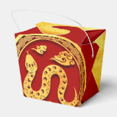 Rood Goud Chinese Slang papier-cut 2025 TOFB Bedankdoosjes (Achterkant)