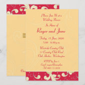 Rood, goud, Christelijk kruis, Vrijgezellenfeest K Kaart (Voorkant / Achterkant)