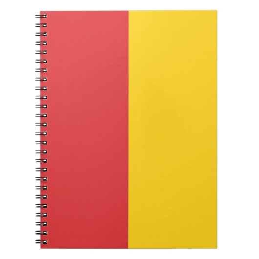 Rood & Goud CUSTOM Notitieboek (Voorkant)