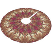 Rood Goud Decoratieve Boomrok Kerstboom Rok (Gekanteld)