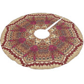 Rood Goud Decoratieve Boomrok Kerstboom Rok (Gekanteld)