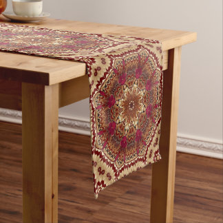 Rood Goud Decoratieve Tafelloper