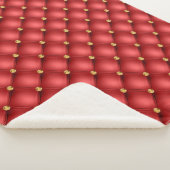 Rood Goud Diamant Getufte Sherpa Deken (3/4)