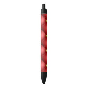 Rood Goud Diamant Tufted Pen