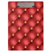 Rood Goud Edelsteen Tuft Klembord (Voorkant)