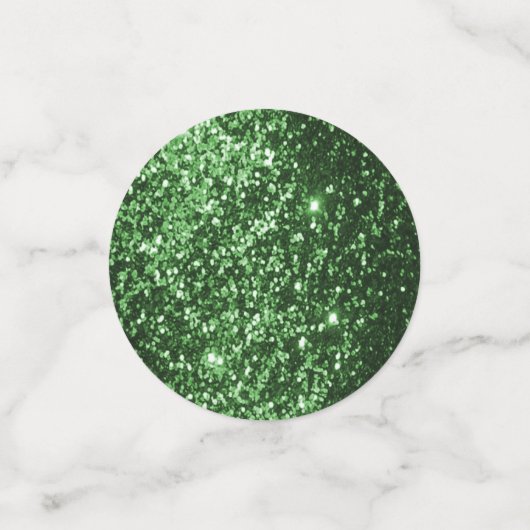 Rood, goud en groen glitter confetti (Kleine voorkant)