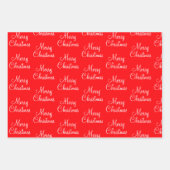 Rood goud en groen inpakpapier vel (Voorkant)