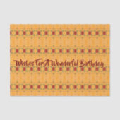 Rood goud en groen tissuepapier (Voorkant)