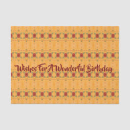 Rood goud en groen tissuepapier