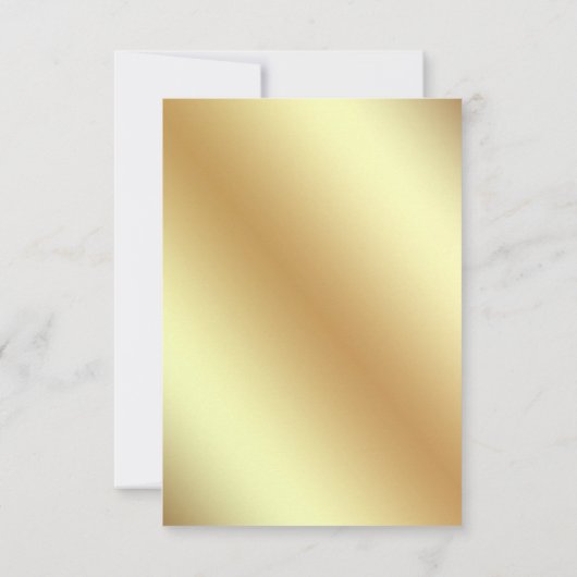 Rood goud etnische olifanten Indiase RSVP (Achterkant)