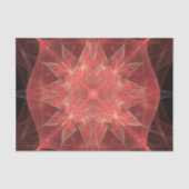 Rood Goud Geel Geometrische ster Decoupage Tissuepapier (Voorkant)