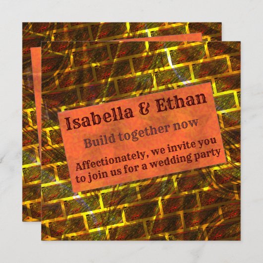 Rood goud, gekleurd, krassen, raster- of baksteene kaart (Voorkant / Achterkant)