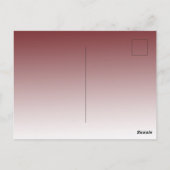 Rood Goud Glitter Sterren Kerstmis Briefkaart (Achterkant)