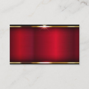 rood, goud, &grijs visitekaartje