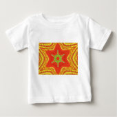 Rood Goud Groen Mandala Art Print (Voorkant)