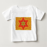 Rood Goud Groen Mandala Art Print