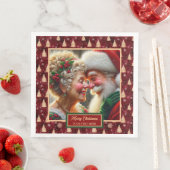 Rood Goud Groen Vakantie Servetten Santa Paar Ontw (Insitu)