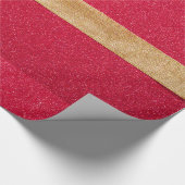 Rood goud inpakpapier (Hoek)