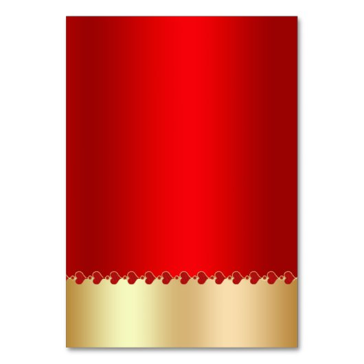 Rood goud kaart (Achterkant)