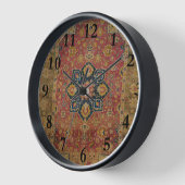 Rood Goud Kashan Tapijtkleed Perzisch Aziatisch (Hoek)