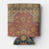 Rood Goud Kashan Tapijtkleed Perzisch Aziatisch Blikjeskoeler (Voorkant)