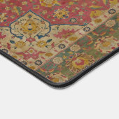 Rood Goud Kashan Tapijtkleed Perzisch Aziatisch Bureaumat (Hoek)