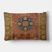 Rood Goud Kashan Tapijtkleed Perzisch Aziatisch Etui (Achterkant)