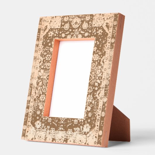 Rood Goud Kashan Tapijtkleed Perzisch Aziatisch Gegraveerde Lijstjes (Links)