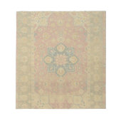 Rood Goud Kashan Tapijtkleed Perzisch Aziatisch Notitieblok (Voorkant)