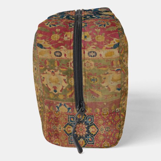 Rood Goud Kashan Tapijtkleed Perzisch Aziatisch Toilettasje (Rechts)