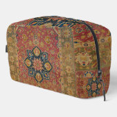 Rood Goud Kashan Tapijtkleed Perzisch Aziatisch Toilettasje (Rechterhoek)