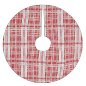 Rood Goud Kerst Plakken Patroon#2 ID1009 Kerstboom Rok (Voorkant)